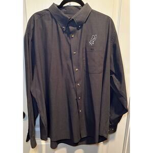 Antigua Men's San Antonio Spurs Button Up Shirt Black Size XXL